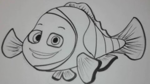 How to Draw NEMO Step by Step - Easy Drawing + Tutorial .