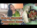 Mushroom Gravy with பாலக் சப்பாத்தி Recipe|#preenothexplorer | #couplevlog | #cookingvideo | #shorts