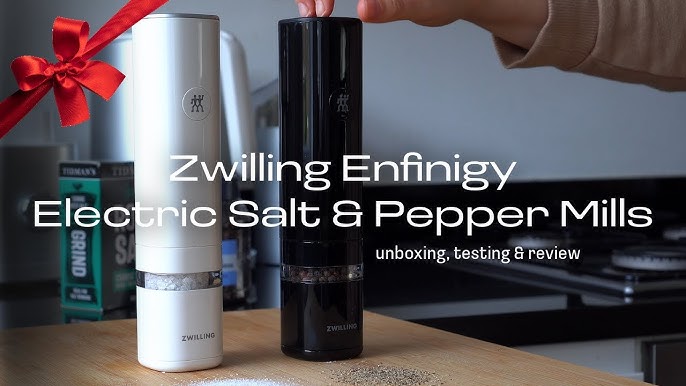 Sangcon Gravity Electric Mill Salt & Pepper Set. Product Review and  Unboxing. 