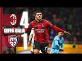 Jovi scores two in debutants night  ac milan 41 cagliari  highlights coppa italia