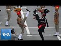 Guards at India Pakistan Border Perform Independence Day Ceremony