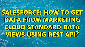 Salesforce: How to get data from Marketing Cloud standard data views using REST API?