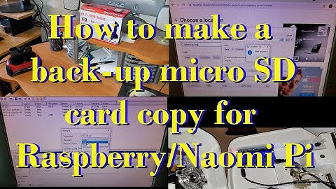 Top Tier Tech - How to make a back-up micro SD card copy for Raspberry/Naomi Pi [4K60FPS]