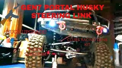 REDCAT  Gen7 portal axle steering upgrade / fix "huskey link" gen8 kit CLUB5 RACING!