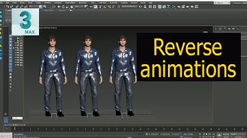 How to make reverse animations in 3ds max\Backward animation\3ds max animation tutorial
