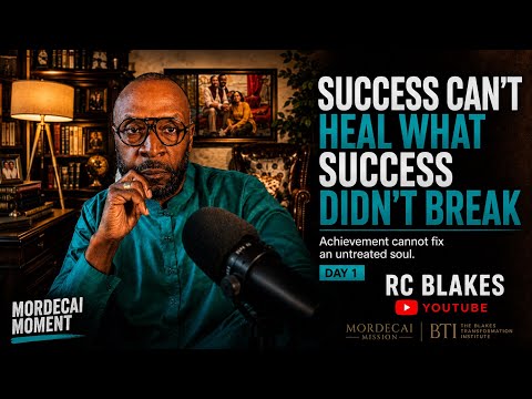 SUCCESS CANNOT HEAL WHAT SUCCESS DID NOT BREAK - A Mordecai Moment with RC Blakes