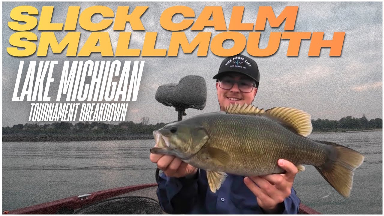 MASSIVE School of Smallmouth During a Tournament!? – Lake Michigan Bass Fishing