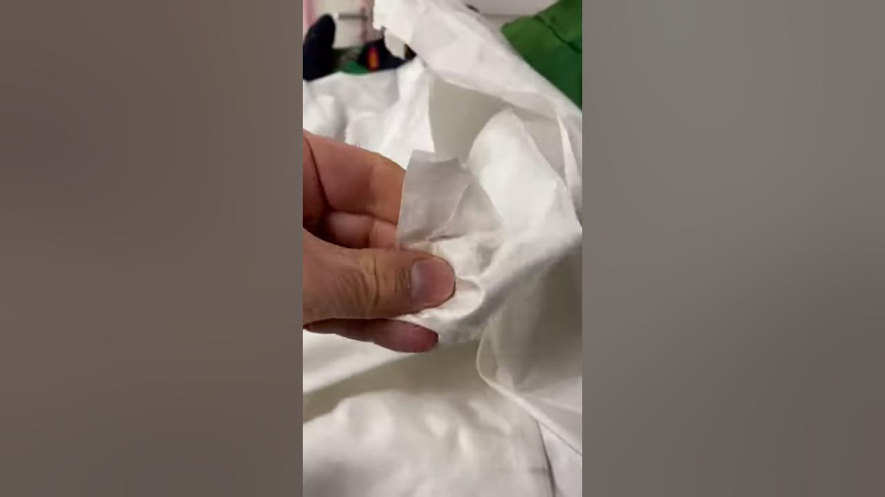Tynn hvit 100% silke - YouTube