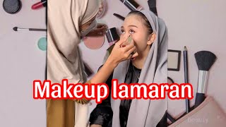 Pulang liburan langsung makeupin orang tunangan