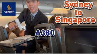 Singapore Airlines A380 Sydney to Singapore | MUST WATCH