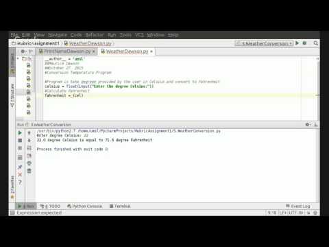 Python Temperature Converter
