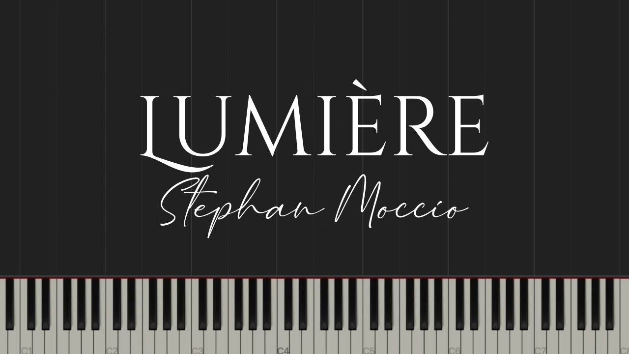 Lumière - Stephan Moccio (Piano Tutorial)