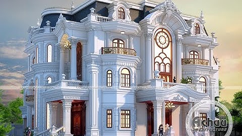 Mẫu thiết kế biệt thự đẹp đẳng cấp ở Thái Nguyên - BTAC 1320