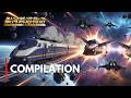 The Galaxy Railways Accidents Action Space Battles Compilation 