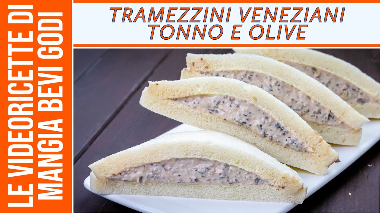 Tramezzini veneziani tonno e olive