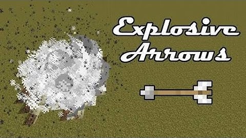 Mcpe 0.16 explosive arrows | Add-on |mod