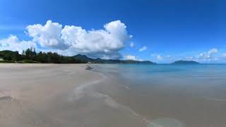[ VR / 360° ] Vietnam - Con Dao Islands - Walk around An Hai beach / ベトナム - コンダオ諸島 - アンハイ ビーチ散策