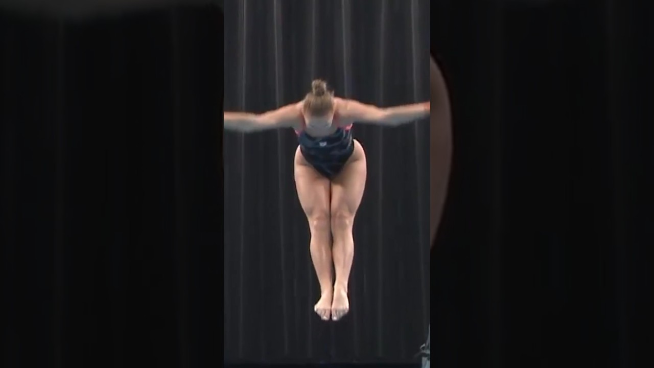 Norway Anne TUXEN woman diving platform beautiful amazing and the best diving