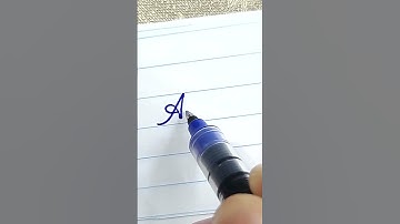 Write Aman in Cursive | Stylish Handwriting #CursiveWriting #NameCalligraphy #shorts