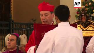 Elderly, retired archbishop ordained as cardinal