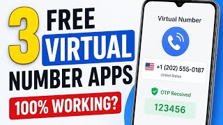Android 3 Best Free Virtual Number Apps 2026 | Free Number Apps Review