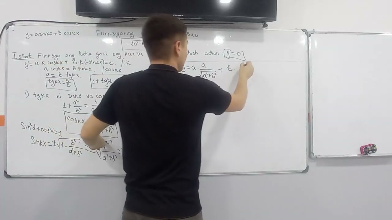 Funksiyaning qiymatlar sohasi. Uni topish usullari va formulalar isboti #matematika #math_tutorial 