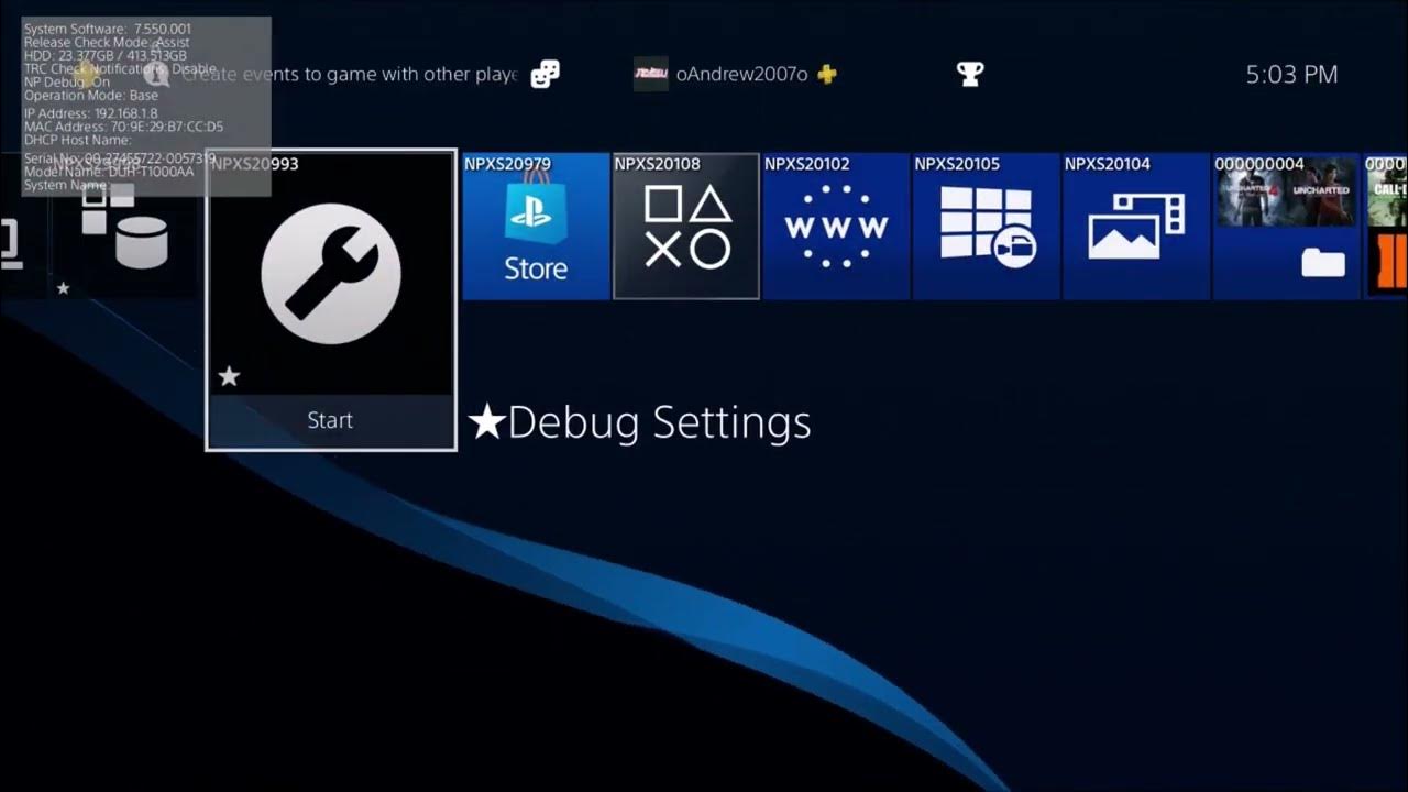 PS4 11.00 Testkit Downgrading To Jailbreak 5.05 How To Activate A Testkit Fully Activated 11