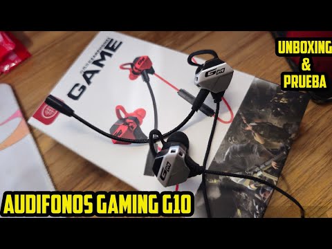 Audifonos G10 Gaming!! Unboxing