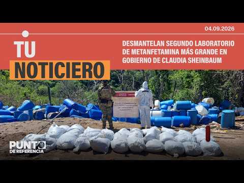 Desmantelan segundo laboratorio de metanfetamina más grande en gobierno de Claudia Sheinbaum
