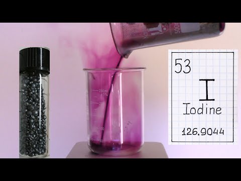 Video: ¿Dónde se utilizan los cristales de yodo?