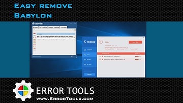 Completelly remove Babylon from your Computer