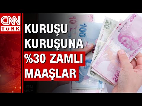 Yüzde 30 zamla kim ne kadar maaş alacak? Özel sektörde maaş zammı ne olur?