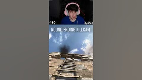 I TRICKSHOTTED SOMEONE THROUGH 2 WALLS!!! #Shorts