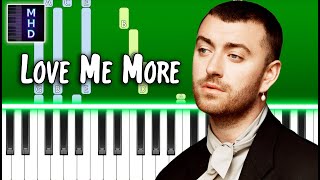 Sam Smith - Love Me More - Piano Tutorial