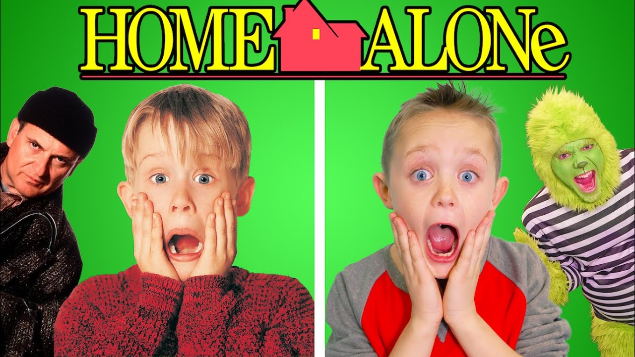 Home Alone! Full Movie Recreated by Kids Fun TV (Part 2)