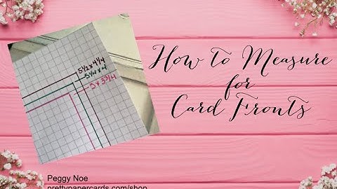 Learn How to Cut & Measure for Card Layering!