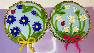 Beautiful DIY Lotus Wall Hanging 🌸✨ | Easy Room Deco Idea screenshot 3