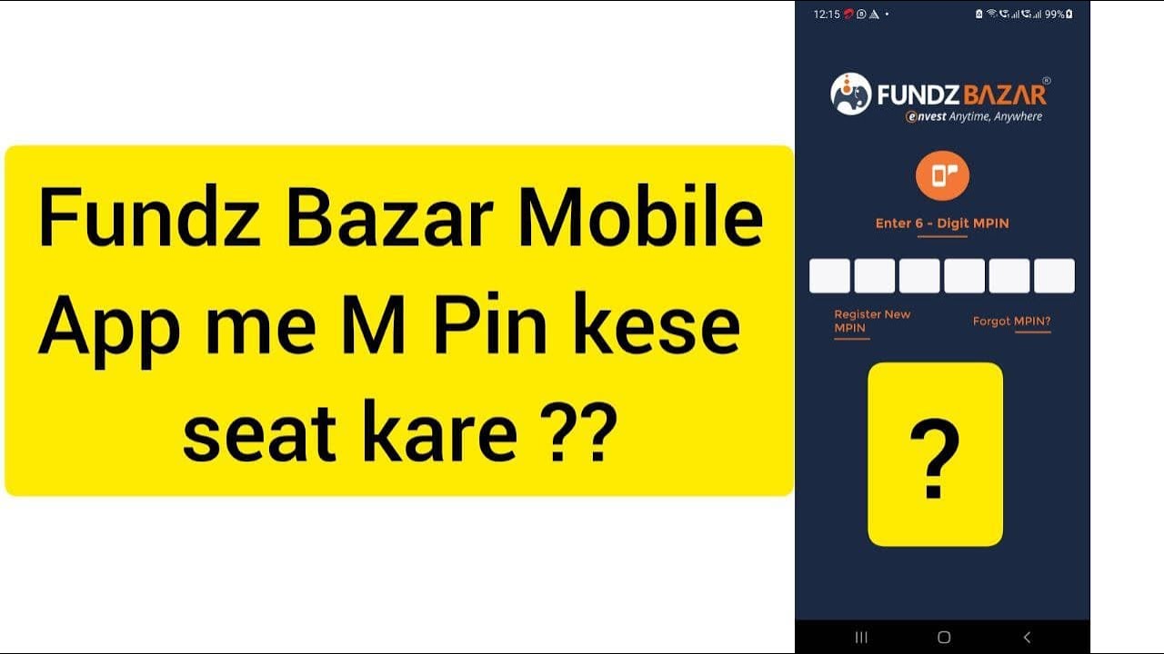 Fundz Bazar App Me M Pin Kese Set Kare Hindi I Royal Investments 