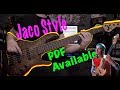 Jaco Style16th Note Funk Bass Line