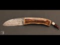 Couteau  condor  custom de philippe ricard  mammouth et damas