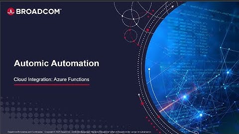 Automic Automation Cloud Integration: Azure Functions Agent Integration