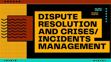 ALTERNATIVE DISPUTE RESOLUTION