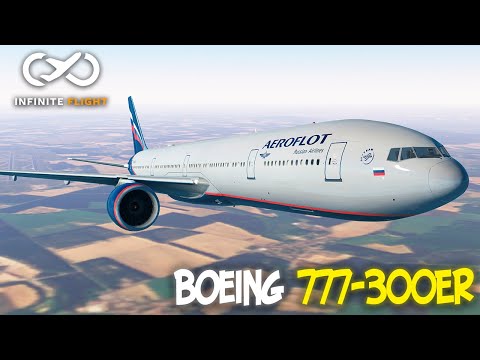 BOEING 777-300ER АЭРОФЛОТ - ПОЛЕТ ИЗ ПАРИЖА В ЛОНДОН - INFINITE FLIGHT - СИМУЛЯТОР САМОЛЕТА