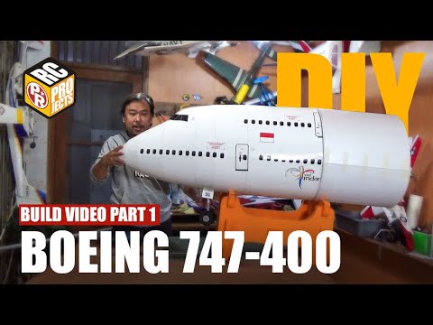 How to Make Giant Boeing 747-400 RC Plane Part 1