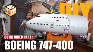 Giant Boeing 747-400 RC Plane Build Video Part 1