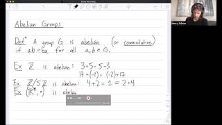 Abstract Algebra 18: Abelian groups