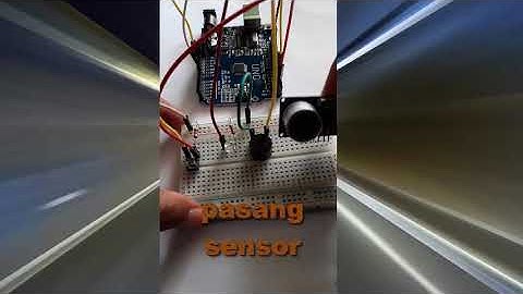 Penggabungan LED Sensor Ultrasonic Buzzer dan Push Button Menggunakan Arduino Uno