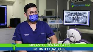 IMPLANTUL DENTAR LA FEL DE BUN CA DINTELE NATURAL? cu Dr.  OLGUN CHEMAL si SIMONA DRAGOMIR