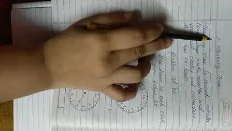 5th std maths Chapter 10- Measuring time V Practice set 43