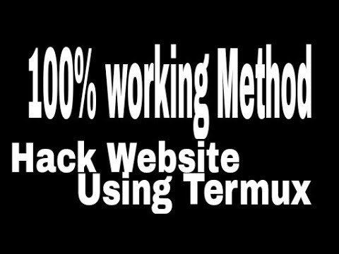 Hack Website without root ||Termux